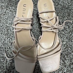 Nude Strappy Sandals